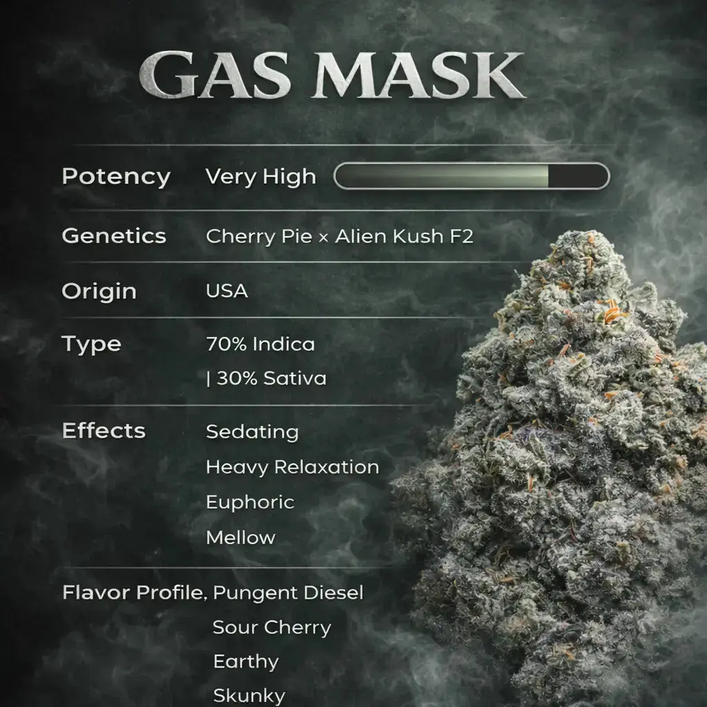 Gas Mask THCa Flower - Image 7