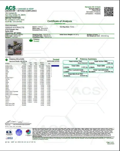 GEEK’D EXTRACTS Dynasty OG - Image 2