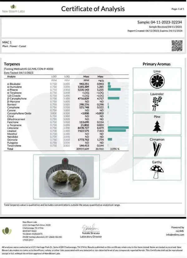 Mac Smalls THCa Flower Ounce - Image 3