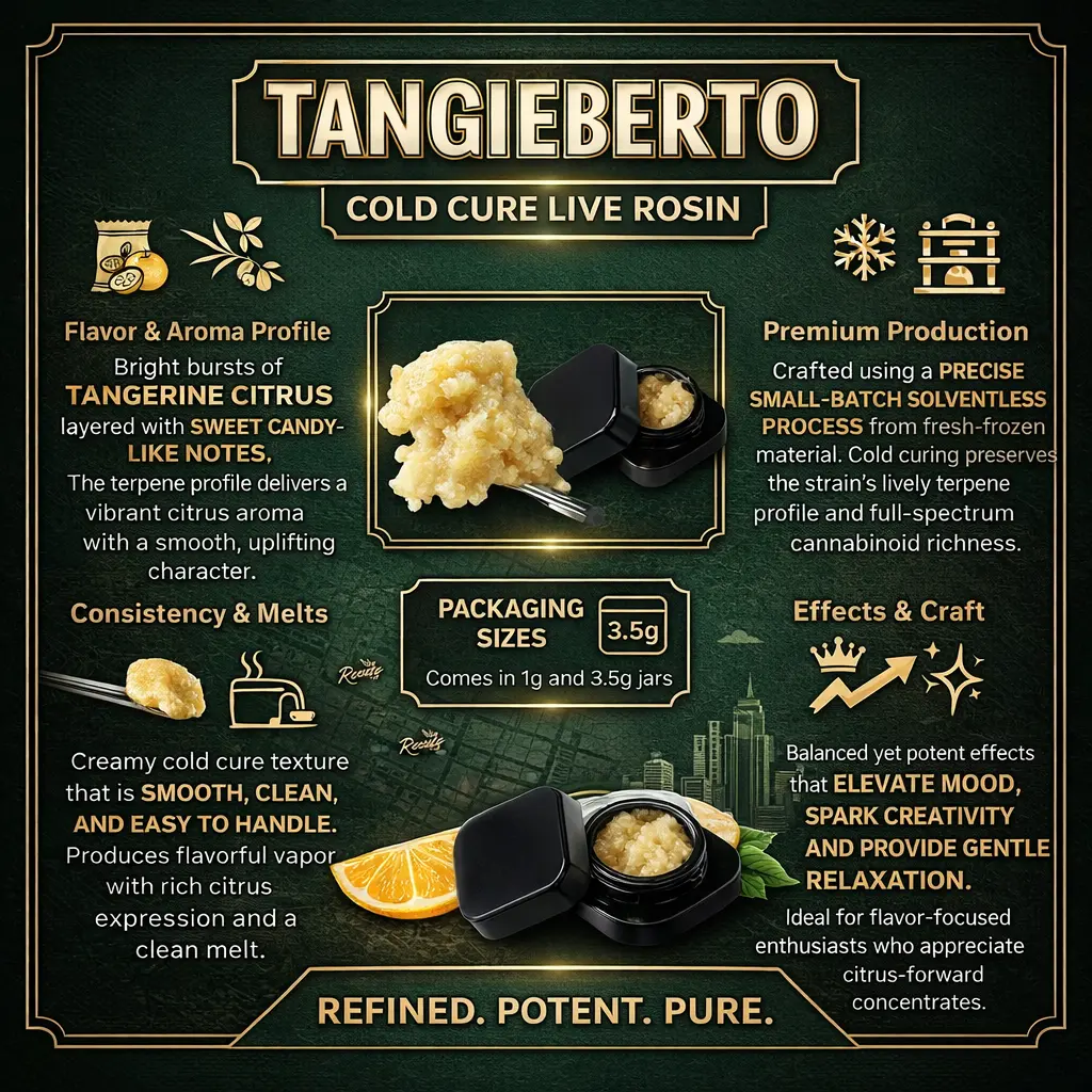 Tangieberto THCa Live Rosin - Image 3